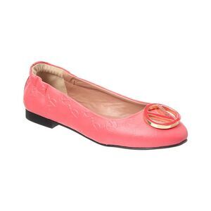 Valentino By Mario Valentino Calliope Leather Flat, Orange